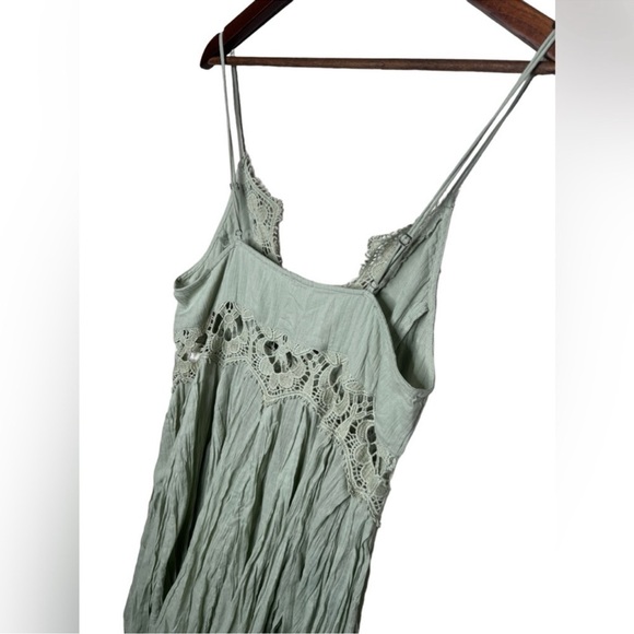 Free People Scales Green Ilektra Slip Mini Dress - Picture 9 of 14